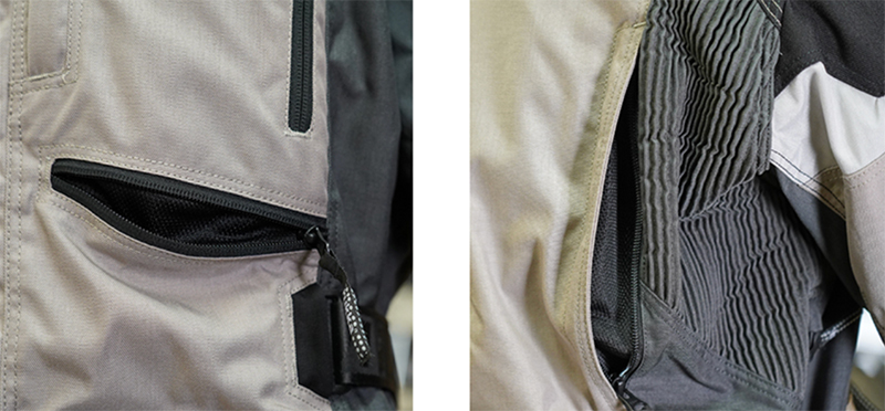 Rukka Trek-R venting detail